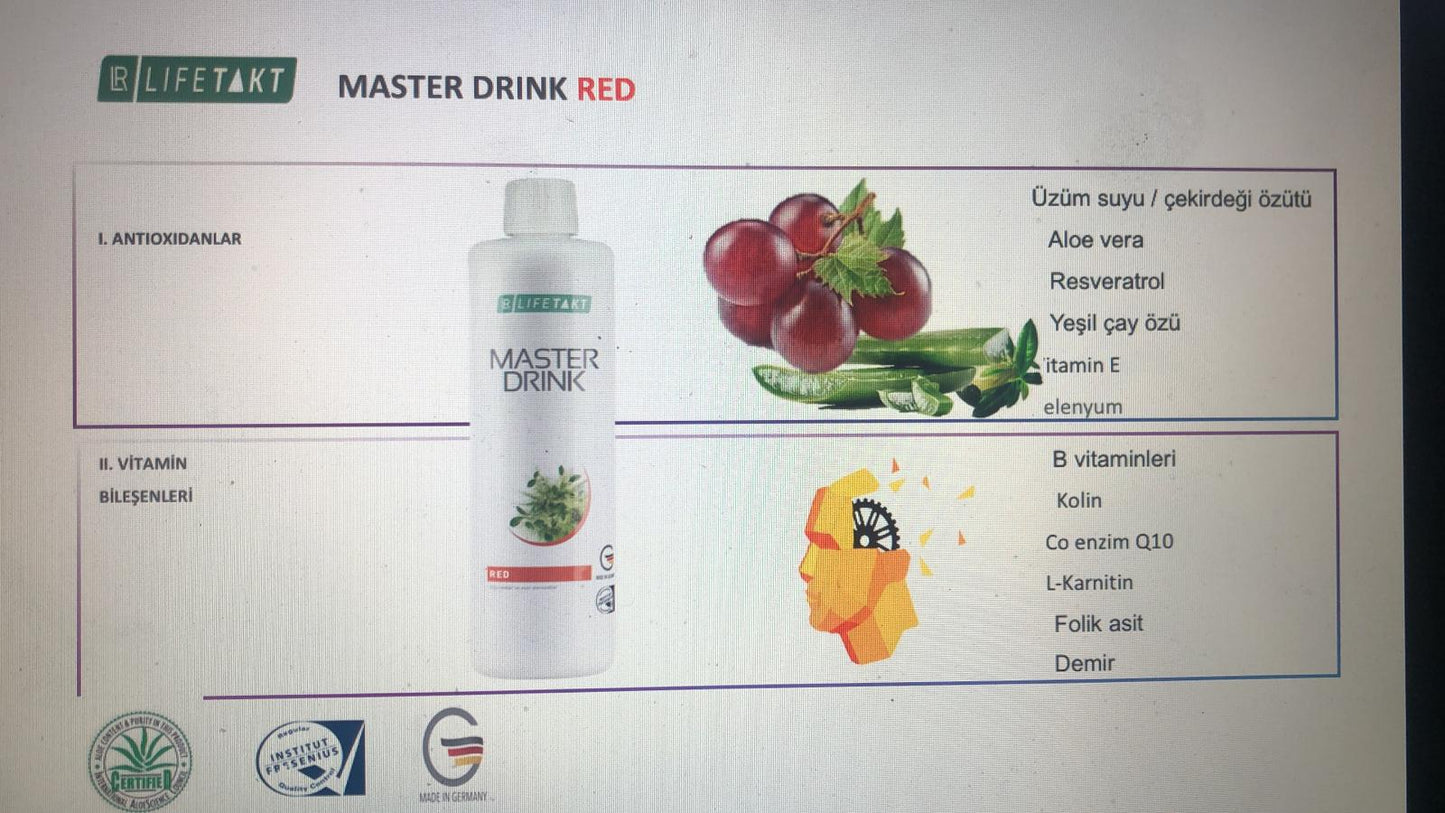 LR LIFETAKT Master Drink Red
