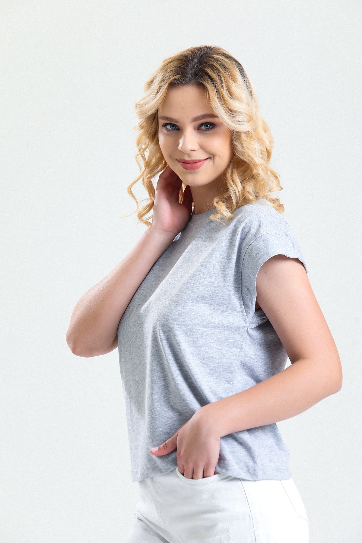 Siyah Kısa Kollu Basic T shirt