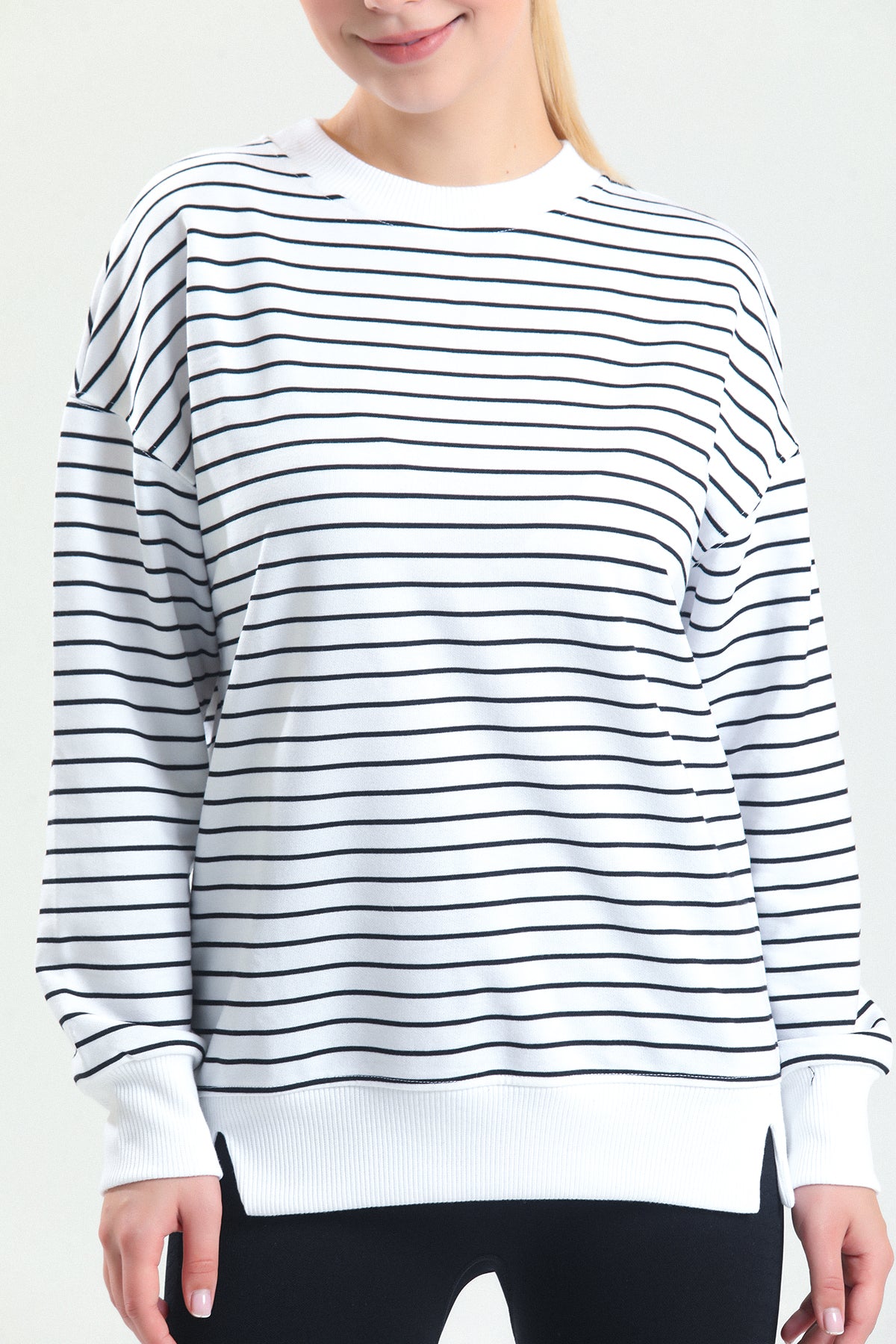 BEcca Çizgili Sweatshirt