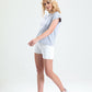 Gri Kısa Kollu Basic T shirt