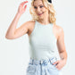 Yeşil Halter Yaka Body