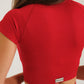 BEcca BİGE Crop Kırmızı