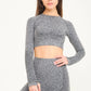 BEcca GRAZİA Crop Gri