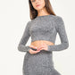 BEcca GRAZİA Crop Gri
