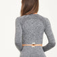 BEcca GRAZİA Crop Gri